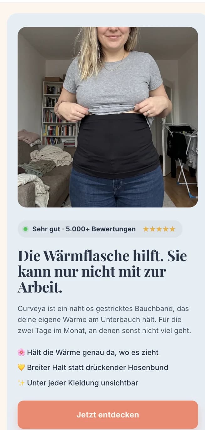 Screenshot einer Shopify-Produktseite